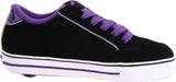 Heelys Wave Roller Skate Shoe (Little Kid-Big Kid), Black-Purple, 12 M US Little Kid