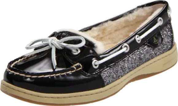 Sperry Top-Sider Women's Angelfish Lace-Up,Black Leather,7 M US