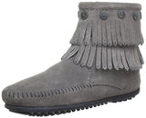 Minnetonka Women's Double-Fringe Side-Zip Boot