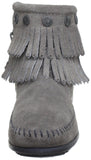 Minnetonka Women's Double-Fringe Side-Zip Boot