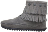 Minnetonka Women's Double-Fringe Side-Zip Boot