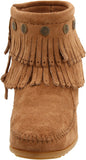Minnetonka Women's Double-Fringe Side-Zip Boot