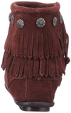 Minnetonka Women's Double-Fringe Side-Zip Boot