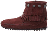 Minnetonka Women's Double-Fringe Side-Zip Boot