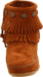Minnetonka Women's Double-Fringe Side-Zip Boot