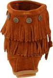 Minnetonka Women's Double-Fringe Side-Zip Boot