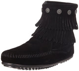 Minnetonka Women's Double-Fringe Side-Zip Boot