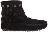 Minnetonka Women's Double-Fringe Side-Zip Boot