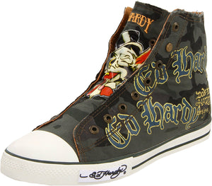 Ed Hardy Men's Highrise Casual Shoe,Military-11FHR106M,13 M US