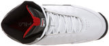Fila Men's DLS Game 1SB106XX Basketball Shoe,White-Black-Chinese Red,8 M US