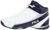 Fila Men's DLS Game 1SB106XX Basketball Shoe,White-Black-Chinese Red,10.5 M US