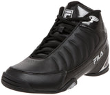 Fila Men's DLS Game 1SB106FX Basketball Shoe,Black-Black-Metallic Silver,9 M US