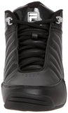 Fila Men's DLS Game 1SB106FX Basketball Shoe,Black-Black-Metallic Silver,9 M US