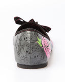 Iron Fist Womens 'Sugar Witch' Flat Shoe, Charcoal, US 7