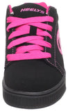 Heelys Straight Up Skate Shoe (Toddler-Youth-Adult),Black-Fuchsia,10 Women's M US