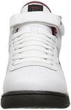 Fila Men's F-13v Lea-Syn Fashion Sneaker, White-Sycamore-Biking Red, 10 M US