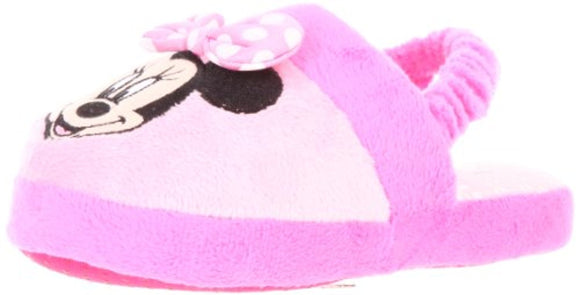 Disney 0MNF210 Minnie Mouse Slipper (Toddler-Little kid),Pink,Small (5-6 M US Toddler)