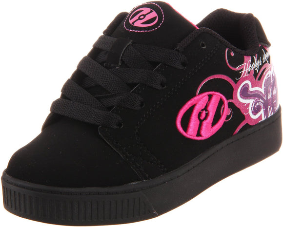 Heelys Dreamer Skate Shoe (Little Kid-Big Kid),Black-Pink ,1 M US Little Kid