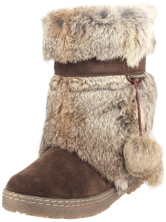 Women's Bearpaw Tama II Rabbit Fur Boots