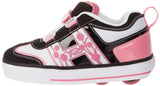 Heelys Blossom Skate Shoe (Little Kid),Black-White-Pink,13 M US Little Kid