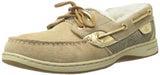 Sperry Womens Bluefish 2-Eye, Sand Suede-Gold-8