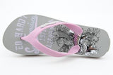 Ed Hardy Beachcombers Koi Flip Flop for Women - Fuschia