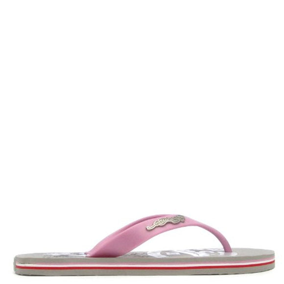 Ed Hardy Beachcombers Koi Flip Flop for Women - Fuschia
