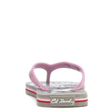 Ed Hardy Beachcombers Koi Flip Flop for Women - Fuschia