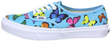 Vans Authentic Slim Butterflies Sneaker - Scuba Blue 8 Mens-9.5 Womens