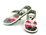 Men's Ed Hardy Beachcomber Camo Green Flip Flops Size 11