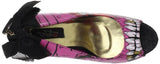 Iron Fist Women's Gold Digger Platform Pump,Pink-Black,8 M US