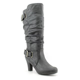 Madden Girl Womens 'Poche' Boot Shoe, Black, Size 8.5