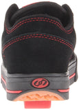 Heelys Plush Skate Shoe (Little Kid-Big Kid),Black-Red,1 M US Little Kid