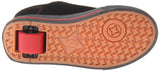 Heelys Plush Skate Shoe (Little Kid-Big Kid),Black-Red,1 M US Little Kid