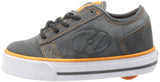 Heelys Plush Skate Shoe (Little Kid-Big Kid),Black-Red,1 M US Little Kid