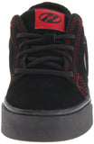 Heelys Plush Skate Shoe (Little Kid-Big Kid),Black-Red,1 M US Little Kid