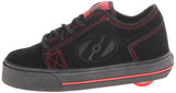 Heelys Plush Skate Shoe (Little Kid-Big Kid),Black-Pink,5 M US Big Kid