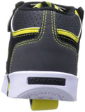 Heelys Stripes Skate Shoe (Little Kid-Big Kid),Black-Gray-Yellow-White,12 M US Little Kid