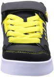 Heelys Stripes Skate Shoe (Little Kid-Big Kid),Black-Gray-Yellow-White,5 M US Big Kid