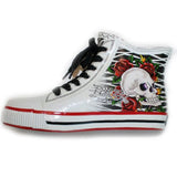 Ed Hardy Harrison Rain Shoe White women Sneakers Size 7