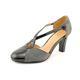 NATURALIZER BIXBY PUMP BLACK-GREY SUEDE WOMEN SHOES