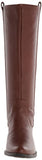 Calvin Klein Women's Haydee Waxy Tumbled Leather Boot (Walnut)