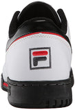 Fila Men's Original Fitness Lea Classic Sneaker, White-Black-Poppy Red, 9 M US