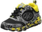 Heelys Race Skate Shoe (Toddler-Little Kid-Big Kid), Black-Yellow, 1 M US Little Kid