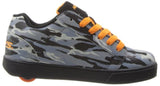 Heelys Straight Up Skate Shoe (Toddler-Little Kid-Big Kid),Grey-Camouflage-Orange-Black,7 M US Big Kid