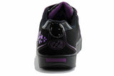 Heelys Girl's Comet Fashion Skate Sneakers Shoes (3 - Little Kid, Black-Purple)