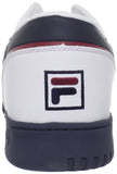 Fila Men's Original Fitness Fashion Sneaker, Cream-Peacoat-Fila Red, 11.5 M US