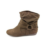 Rampage Women's Bastille Round Toe Ankle High Boots in Brown Size 9.5