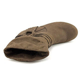 Rampage Women's Bastille Round Toe Ankle High Boots in Brown Size 9.5