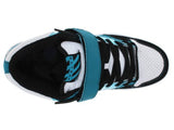 Mens Heelys Stripes Black Cyan Teal Sea Blue Sneakers Skate Shoes #7926 (7)